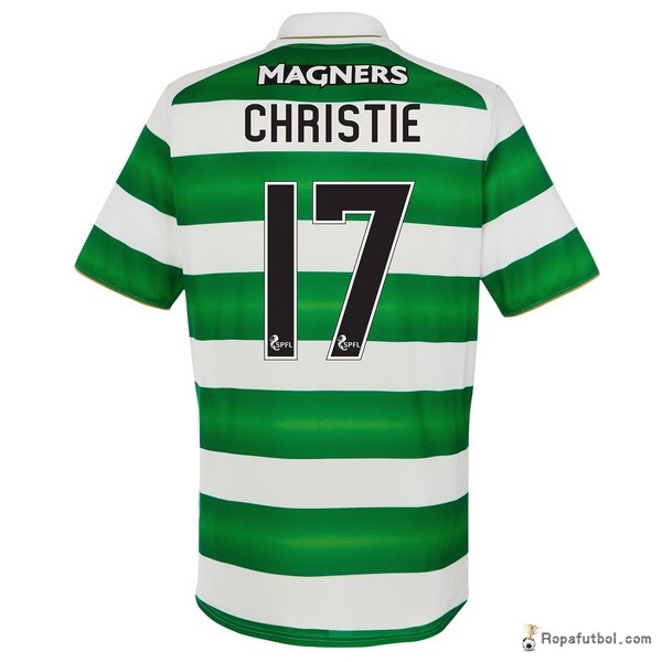 Camiseta Celtic Replica Primera Ropa Christie 2016/17 Verde